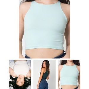 American Apparel ‘Minthe’ (Mint Green) Crop Top